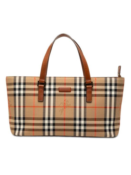 Burberry Handbags - Burberry Haymarket Check Canvas Handbag #359690B48B